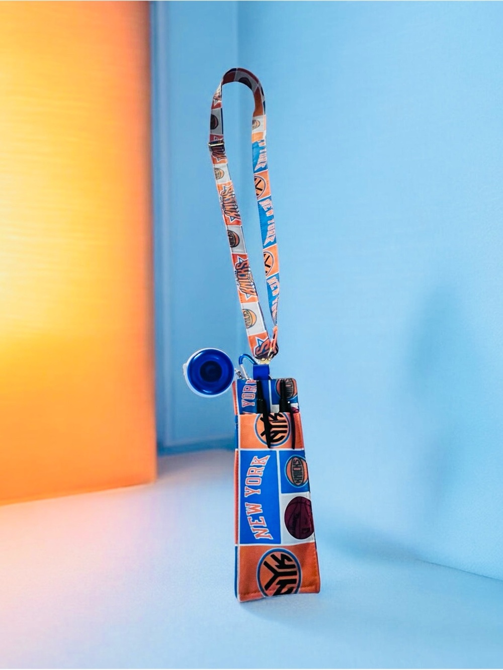 Handmade adjustable lanyard organizer | Measuring Tape Holder | Pen Holder